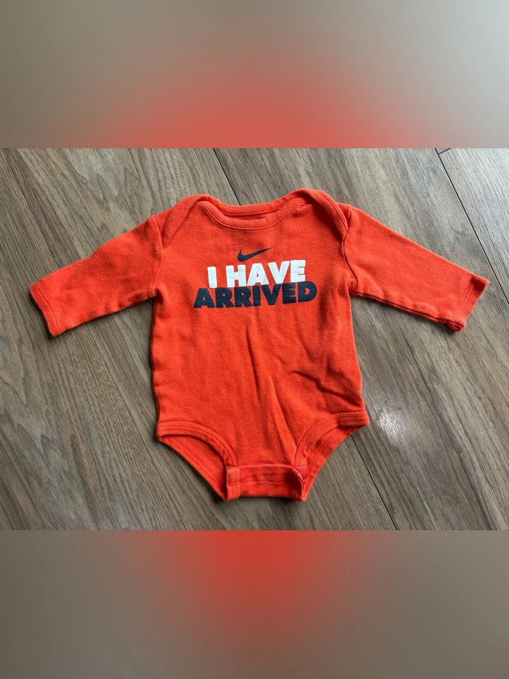 Nike Kids Orange & Blue Under Armour One-Piece Bodysuits